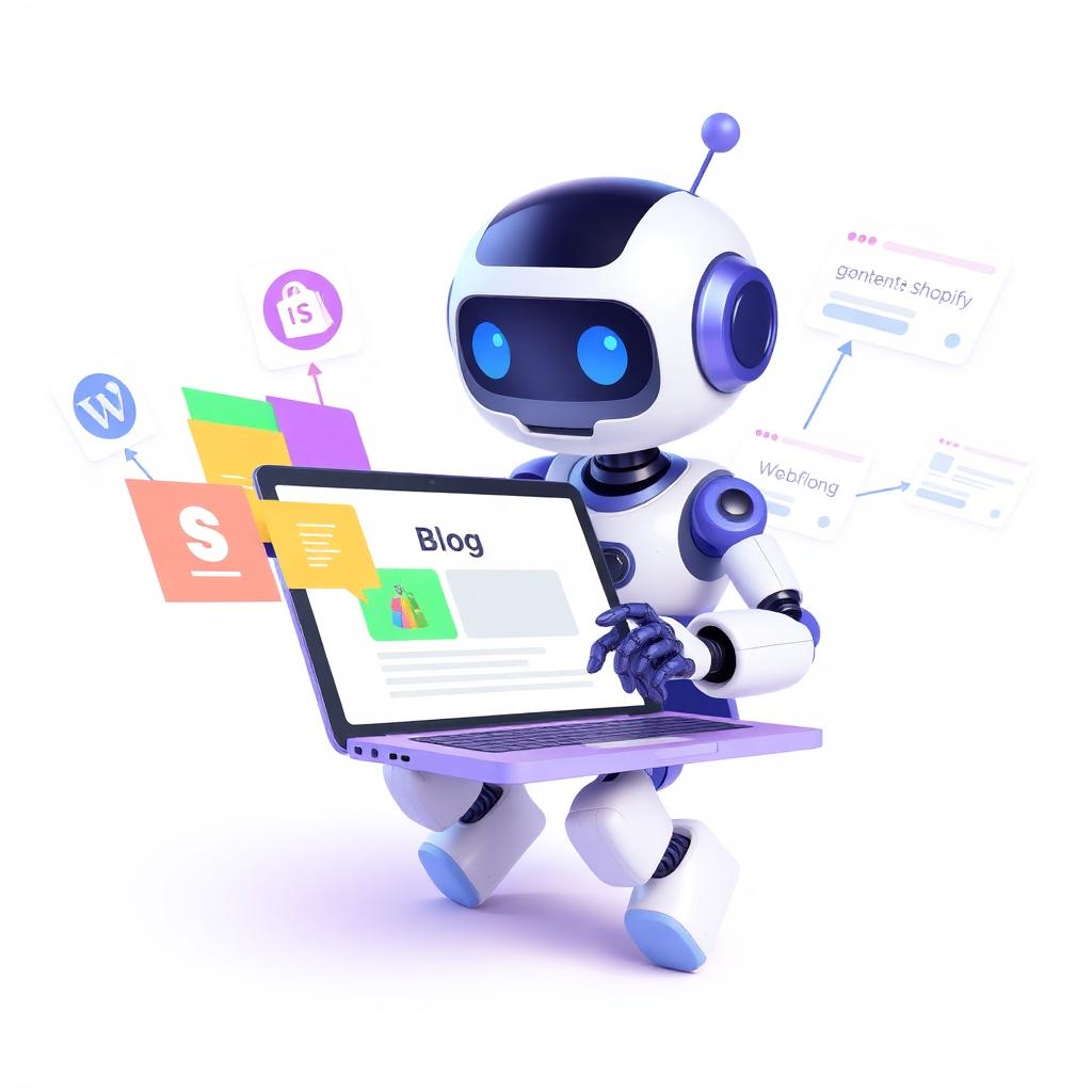 Blog articles, images, and one-click export